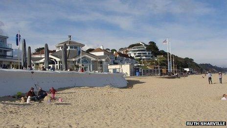 Shore Road beach in Poole