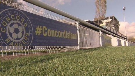 Concord Rangers' Thames Road ground