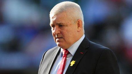 Wales head coach Warren Gatland