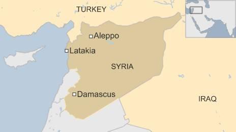 Map of Syria