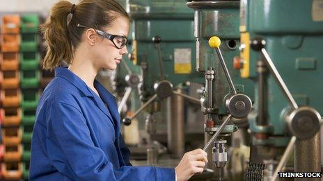 Machinist at work