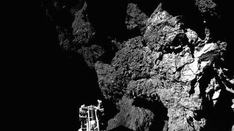 comet 67P up close