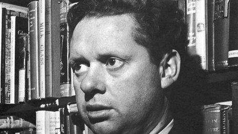 Poet Dylan Thomas