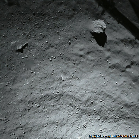 comet surface from 40m