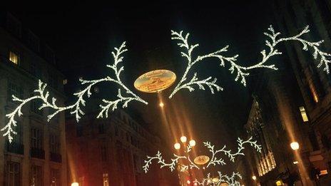 Regent Street Christmas lights