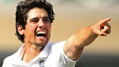 England captain Alistair Cook