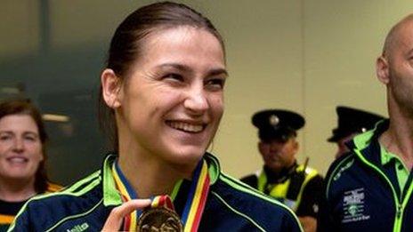 Katie Taylor was an Olympic gold medallist in London