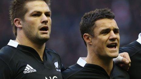 Richie McCaw and Dan Carter