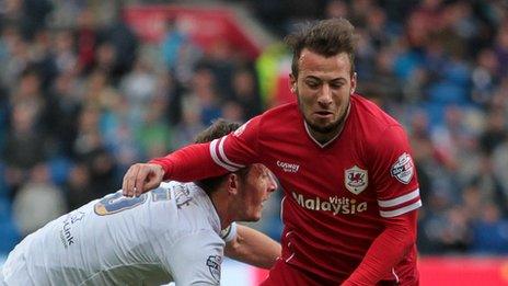 Cardiff City striker Adam Le Fondre