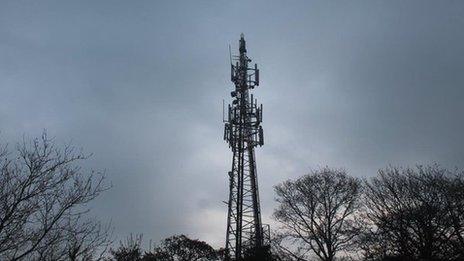 Mobile phone mast