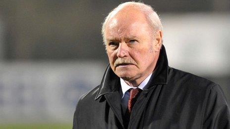 Portadown manager Ronnie McFall