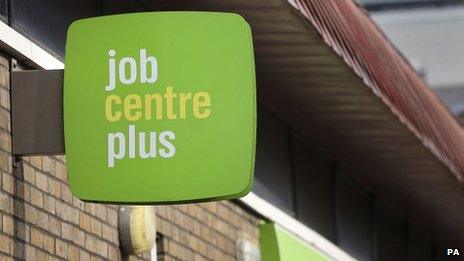 Job centre sign