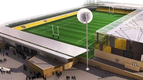 Planned stadium for Cornwall