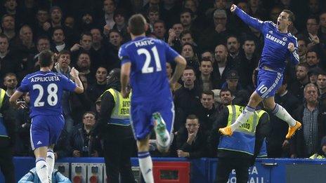 Hazard celebrates