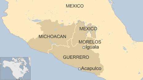 Map of Mexico