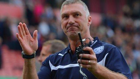 Leicester City manager Nigel Pearson