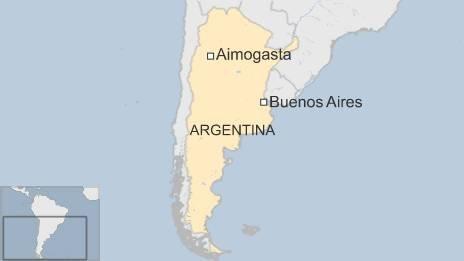 Map of Argentina