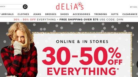 Delias screen grab