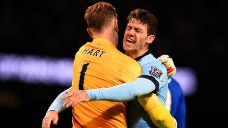 Man City celebrate