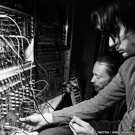 Radiohead in the studio