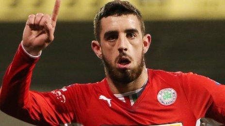 Joe Gormley of Cliftonville