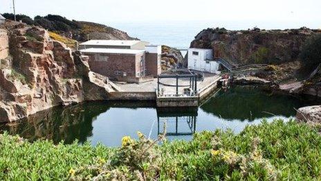 The desalination plant at La Rosière