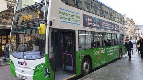 Bath park and ride bus