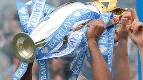 Premier League trophy