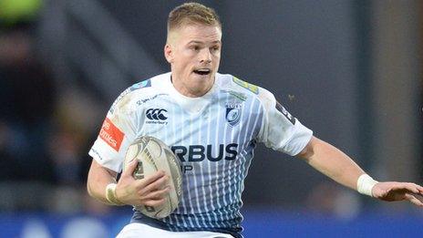 Cardiff Blues fly-half Gareth Anscombe is a New Zealander but qualifies for Wales though his mother