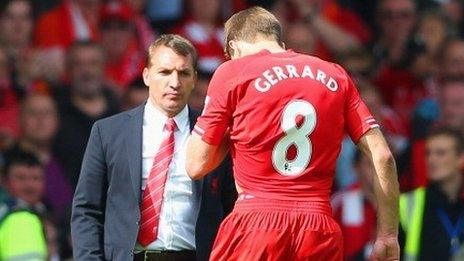 Brendan Rodgers, Steven Gerrard