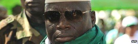 The Gambia's President Yayha Jammeh (file photo)