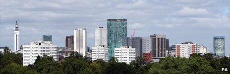 Birmingham skyline