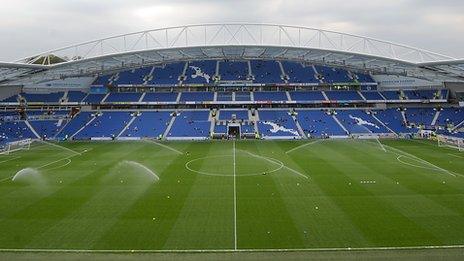 Brighton & Hove Albion's Amex Stadium