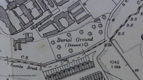 Map of Eastville workhouse site