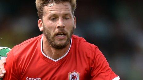 Guido Burgstaller played five games for Cardiff, scoring one goal