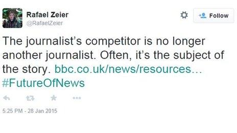 #FutureofNews tweet by @RafaelZeier