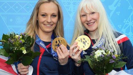 Kelly Gallagher and Charlotte Evans