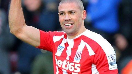 Stoke striker Jon Walters