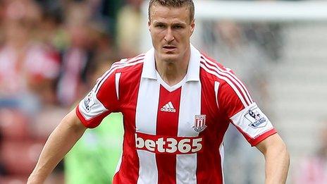 Stoke defender Robert Huth