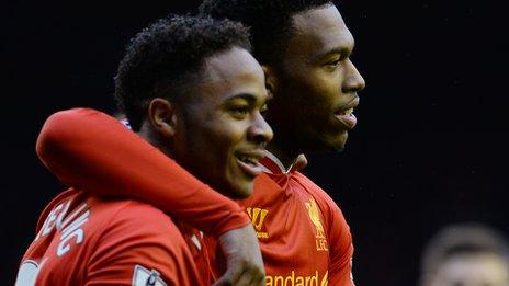 Raheem Sterling and Daniel Sturridge