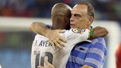 Avram Grant and Andre Ayew