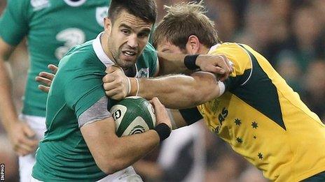 Conor Murray made his senior Ireland debut in August 2011