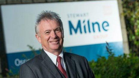 Stewart Milne Group chief executive Glenn Allison