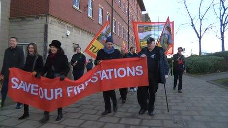 March against closure of Sunderland fire station