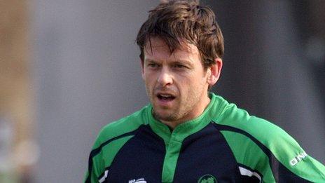 Ireland batsman Ed Joyce