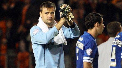 Cardiff City goalkeeper David Marshall has returned to training