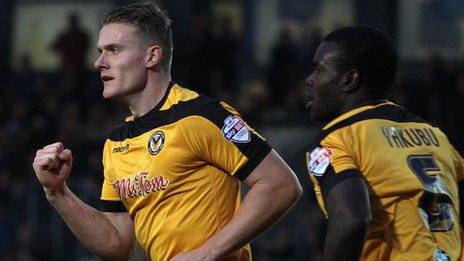 Yan Klukowski of Newport County