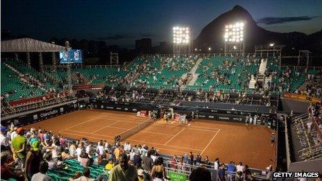 The Jockey Club, Rio, hosts the tennis open