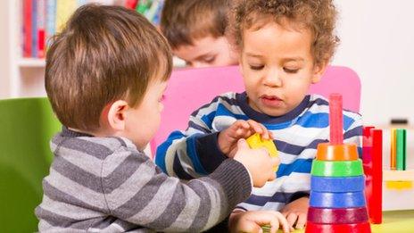 Children playing