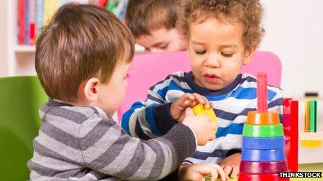 Children playing